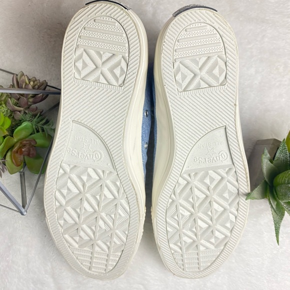 CONVERSE Blue All-star 70s Hi Renew Light Denim 11 - Picture 3 of 5